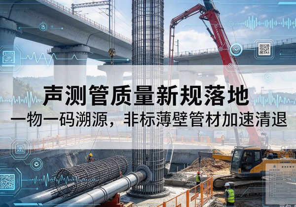 平桂声测管质量新规落地，一物一码溯源，非标薄壁管材加速清退